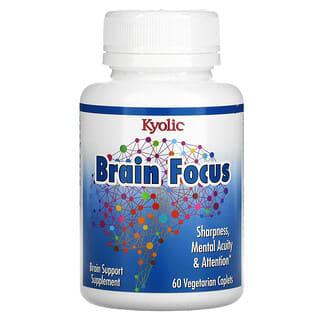 Kyolic, Brain Focus, 60 comprimidos vegetales