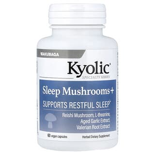 Kyolic, Ciuperci pentru somn+, 60 de capsule vegane