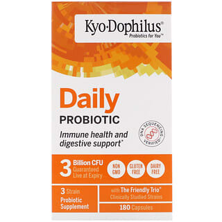 Kyolic, Kyo-Dophilus, Probiotiques pour un usage quotidien, 180 capsules