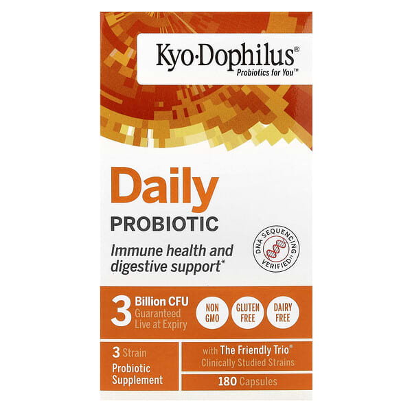 Kyolic, Kyo-Dophilus®，日常益生菌，180 粒膠囊
