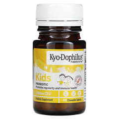 Kyolic, 兒童 Kyo-Dophilus 益生菌，香草咀嚼片，60片