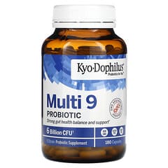 Kyolic, Kyo-Dophilus, Multi 9 Probiotic, 6 Billion CFU, 180 Capsules