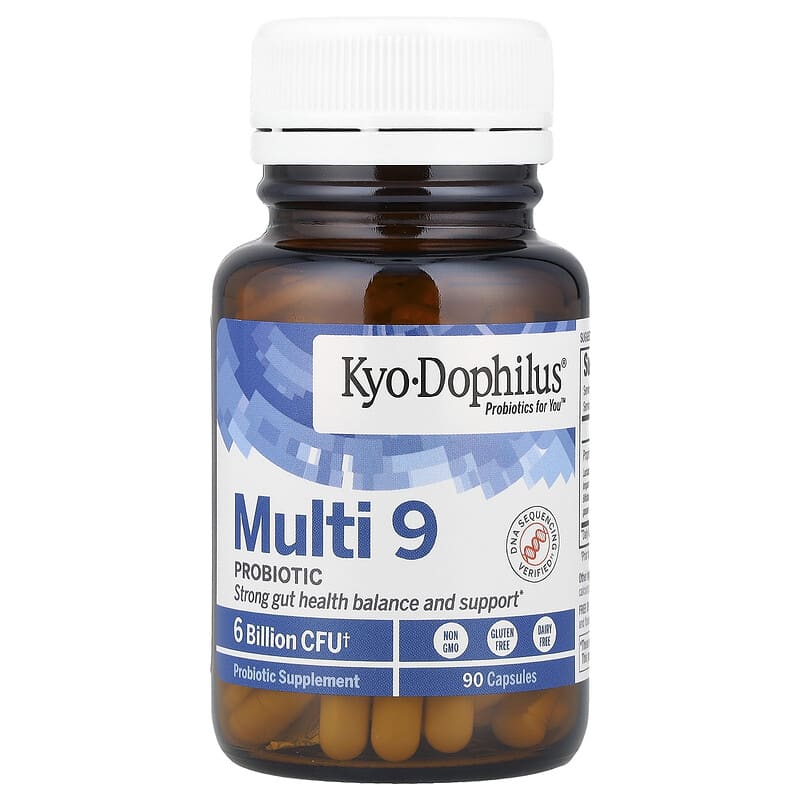 Kyo-Dophilus®, Probiótico Multi-9, 6000 millones de UFC, 90 cápsulas