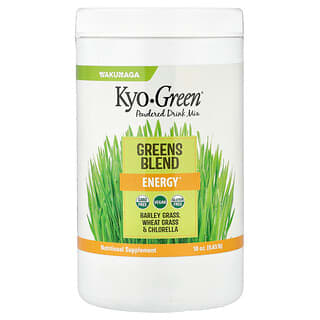 Kyolic, Kyo-Green®, Mezcla para preparar bebidas en polvo, Mezcla de verduras de hoja, 10 oz (0,63 lb)