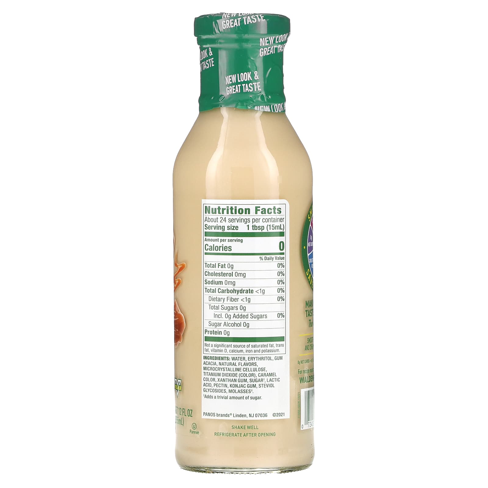 Walden Farms, Coffee Creamer, Caramel, 12 fl oz (355 ml)