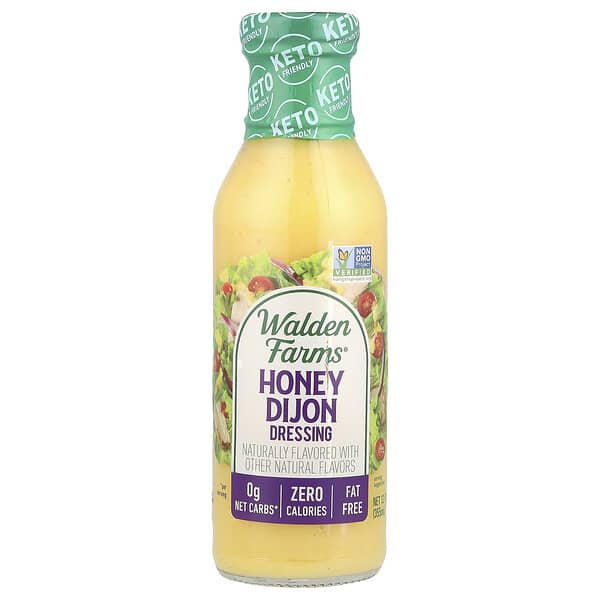 Walden Farms, 허니 디종 드레싱, 12 fl oz (355 ml)