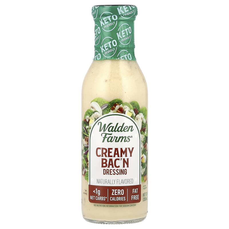 walden farms salad dressing Sugar Free Ranch  But Walden Farms has created a line that is both low calorie and low carb Creamy Bac'N Dressing, 12 fl