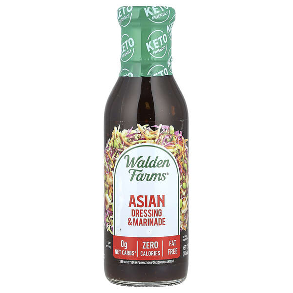 Walden Farms, 아시아 드레싱 및 매리 네이드, 칼로리 없음, 12 fl oz (355 ml)