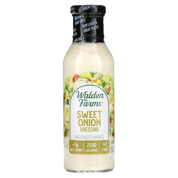 Walden Farms, スイートオニオンドレッシング, カロリーフリー, 12液量オンス (355 ml)