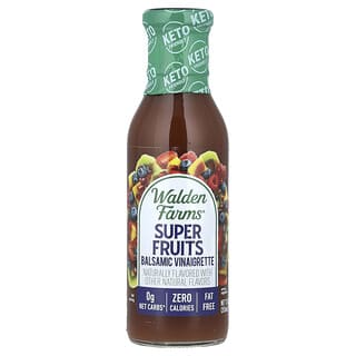 Walden Farms, バルサミコ ヴィネグレット、スーパーフルーツ、355ml（12液量オンス）