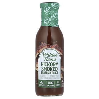 Walden Farms, Sauce barbecue fumée à l’hickory, 340 g