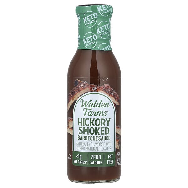Walden Farms, 히코리 훈제 바비큐 소스, 355ml(12fl oz)