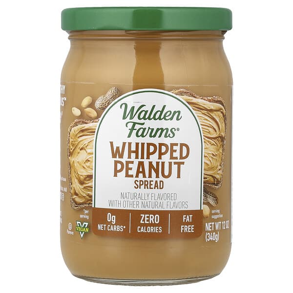Walden Farms, 휩트 땅콩 스프레드, 12 oz (340 g)