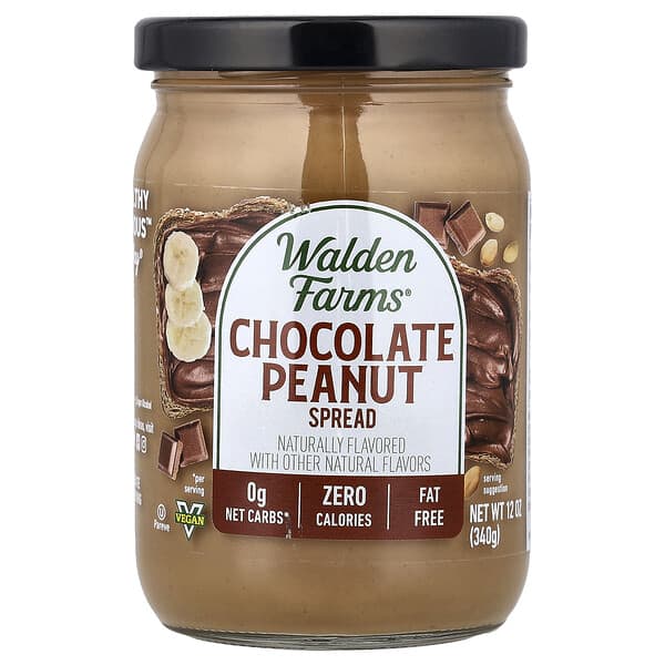 Walden Farms, 초콜릿 땅콩 스프레드, 340g(12oz)