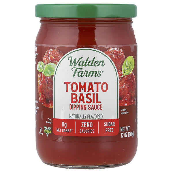 Walden Farms, Tomato Basil Dipping Sauce, 12 oz (340 g)