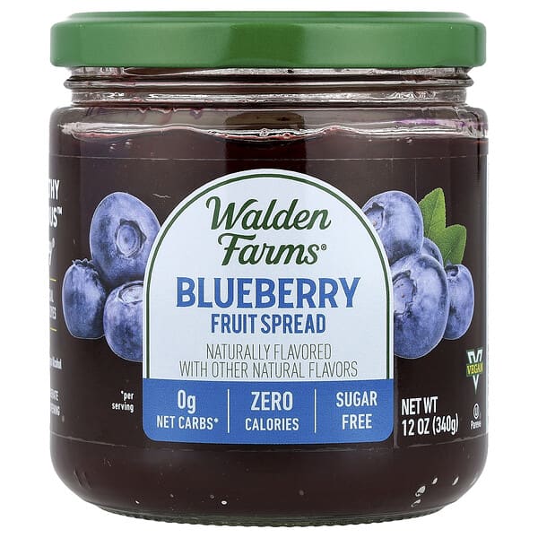 Walden Farms, 블루베리 과일 스프레드, 340g (12 oz)