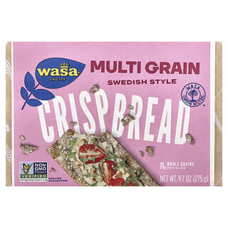 Wasa Flatbread, Pain croustillant à base de céréales complètes, 275 g