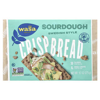 Wasa Flatbread, Crispbread, Sourdough, Knäckebrot, Sourdough, 275 g (9,7 oz.)