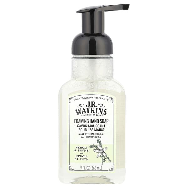 J R Watkins, 포밍 핸드 솝, 네롤리 및 타임, 266ml(9fl oz)