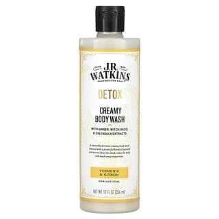 J R Watkins, Detox, Creamy Body Wash, Turmeric & Citron, 12 fl oz (354 ml)