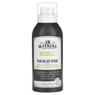 J R Watkins, Muscle Pain Relief Spray, 4 fl oz (118 ml)
