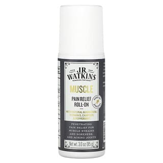 J R Watkins, Muscle Pain Relief Roll-On, 3 oz (85 g)