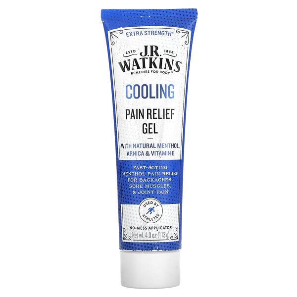 J R Watkins, Cooling Pain Relief Gel, Extra Strength, 4 oz (113 g)