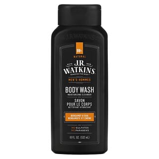 J R Watkins, Jabón corporal para hombres, Bergamota y roble, 532 ml (18 oz. Líq.)