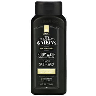 J R Watkins, Sabonete Líquido Masculino, Sândalo e Baunilha, 532 ml (18 fl oz)