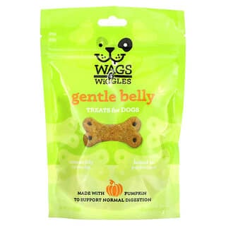 Wags & Wiggles, Gentle Belly, Premios para perros, Pollo, 156 g (5,5 oz)