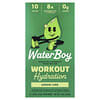 Waterboy, 운동 시 수분 보충, 전해질 드링크 믹스, 레몬 라임, 스틱팩 10개, 개당 6.2g(0.22oz)