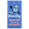 Waterboy, Weekend Recovery, Mezcla para preparar bebidas con electrolitos e hidratación, Limonada de fresa, 8 sobrecitos, 6,5 g (0,23 oz) cada uno