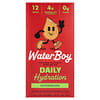 Waterboy, 데일리 수분 공급, 전해질 드링크 믹스, 수박 맛, 스틱팩 12개, 개당 3g(0.11oz)