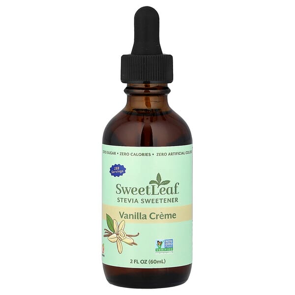 SweetLeaf Stevia, SweetLeaf, ванильный крем, 60 мл