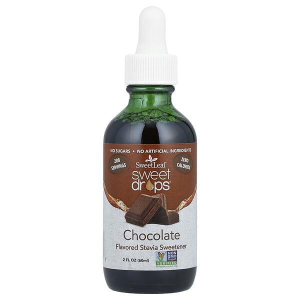 SweetLeaf Stevia, Sweet Drops™, 초콜릿, 60ml(2fl oz)