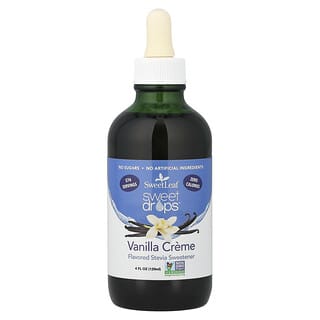 SweetLeaf Stevia, Sweet Drops™, Vanillecreme, 120 ml (4 fl. oz.)