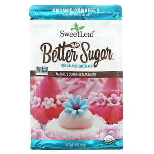 Wisdom Natural, SweetLeaf, лучше, чем сахар, органический порошок, 400 г (14 унций)
