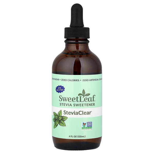 Wisdom Natural, Endulzante de estevia, SteviaClear®, 120 ml (4 oz. líq.)