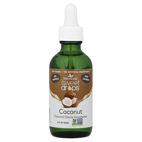 SweetLeaf Stevia, Sweet Drops®, 코코넛, 60ml(2fl oz)