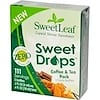 SweetLeaf, 스위트 드롭스 커피 및 차 팩, 3가지 맛 보틀, 각 .2 액량 온스(6 ml)
