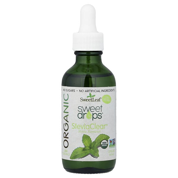 SweetLeaf Stevia, 유기농 Sweet Drops™, SteviaClear™, 60ml(2fl oz)