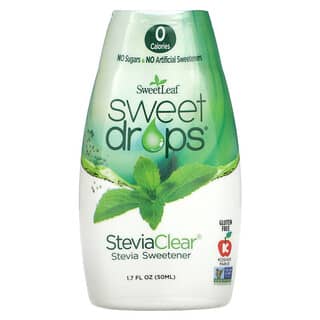 Wisdom Natural, SweetLeaf，Sweet Drops，SteviaClear，甜味剂，1.7 液量盎司（50 毫升）