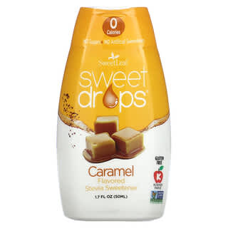 Wisdom Natural, SweetLeaf, gocce dolci, caramello, 50 ml