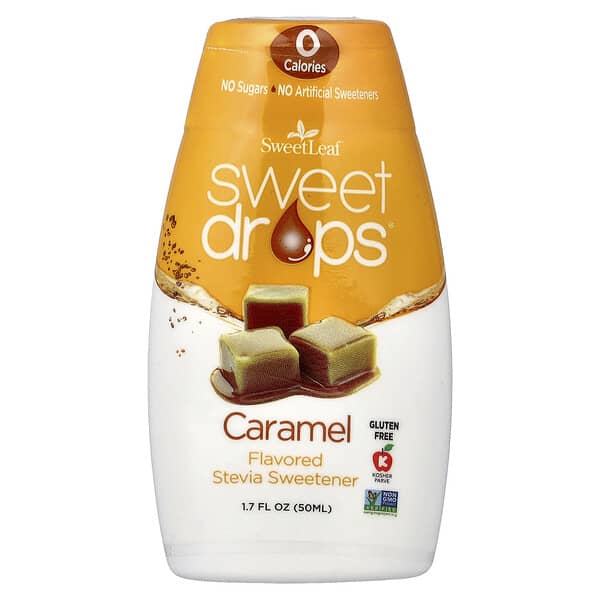SweetLeaf Stevia, Sweet Drops®, 캐러멜 맛, 50ml(1.7fl oz)