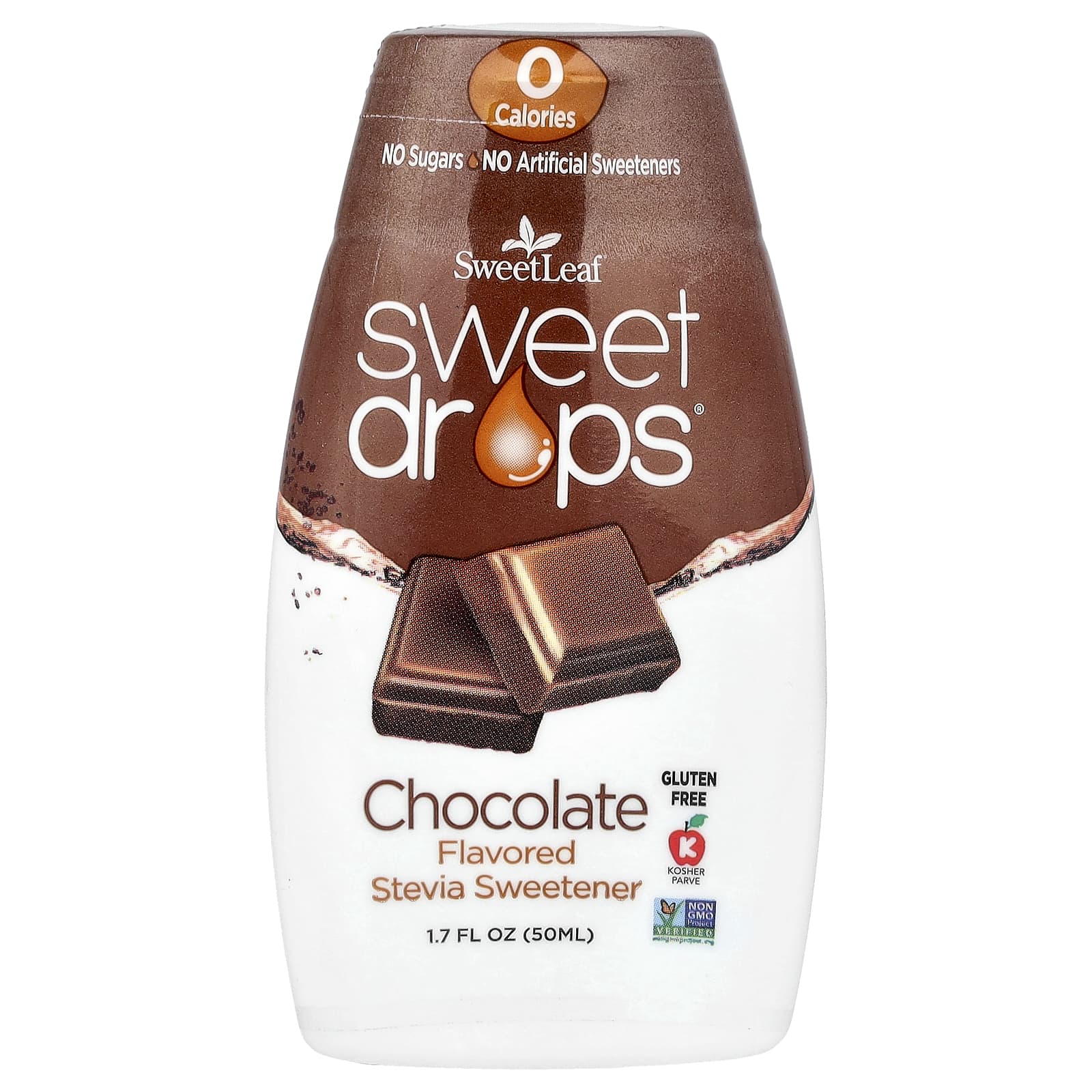 SweetLeaf Stevia, Sweet Drops®, со вкусом шоколада, 50 мл (1,7 жидк. унции)