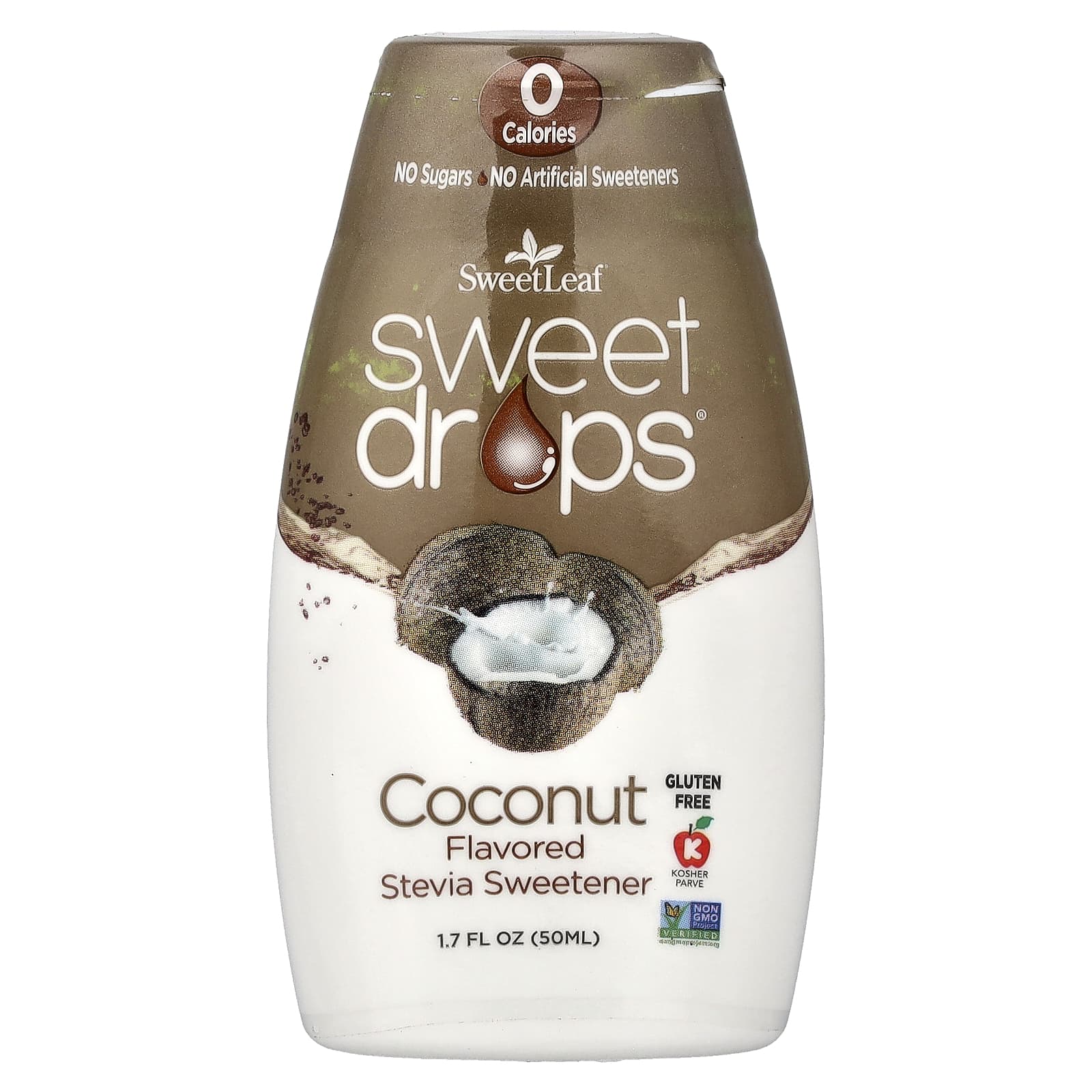 SweetLeaf Stevia, Sweet Drops®, со вкусом кокоса, 50 мл (1,7 жидк. унции)