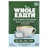 Whole Earth, 스테비아 잎, 나한과 & 알룰로스, 80팩, 80g(2.82oz)