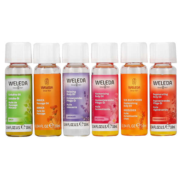 Weleda, ボディーオイル、エッセンシャルキット、6種類のオイル、(各0.34 fl oz)