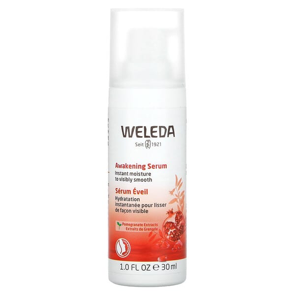 Weleda, Awakening Serum, All Skin Types, Pomegranate Extracts, 1 fl oz (30 ml)