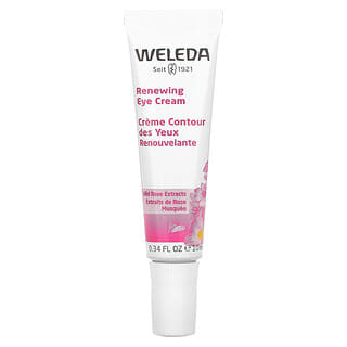 Weleda, обновляющий крем для области вокруг глаз, для всех типов кожи, экстракты шиповника, 10 мл (0,34 жидк. унции)